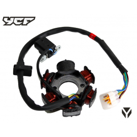 Stator - Ignition tray YCF with waterproof connector for YCF Start F88SE / F125SE / Pilot 150E