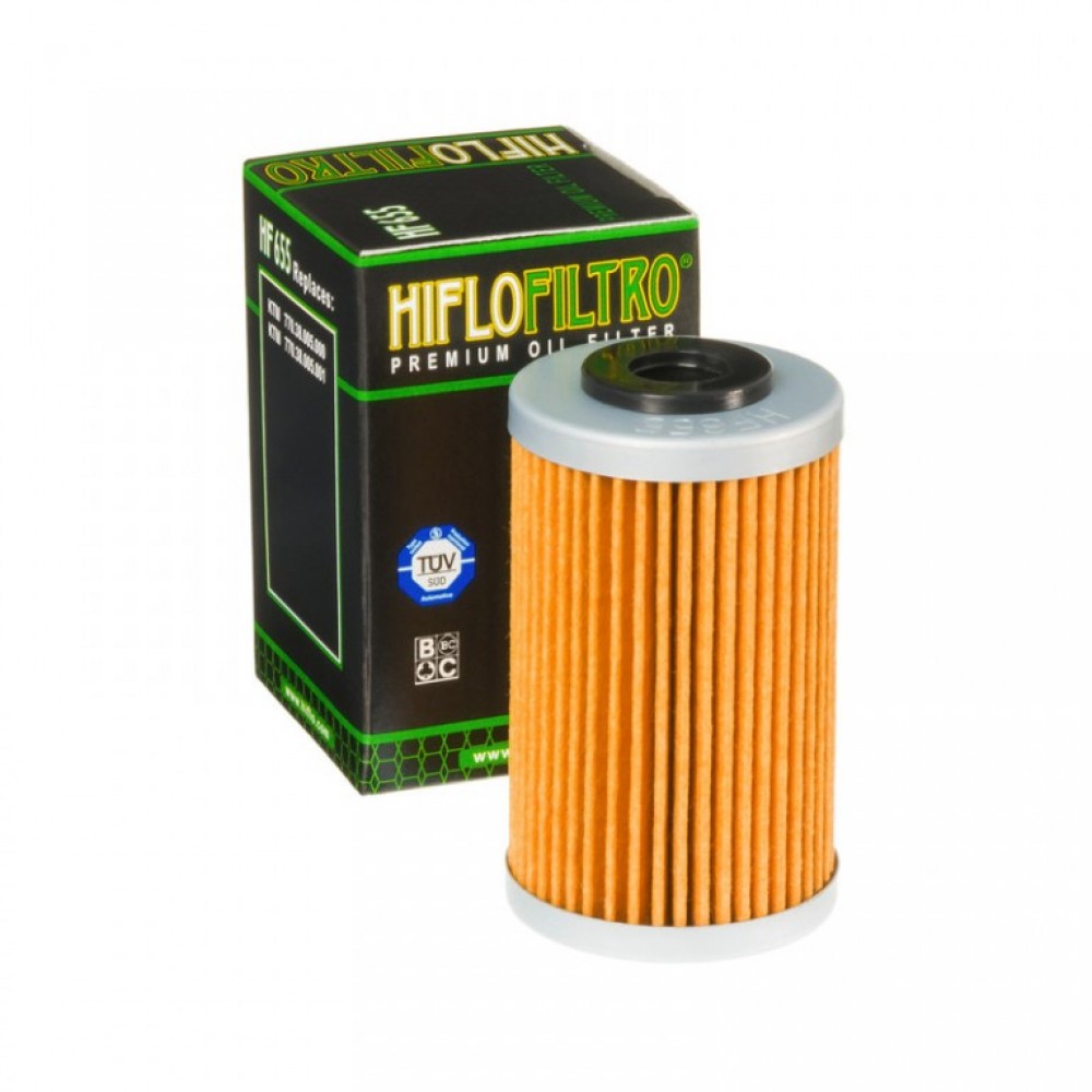 Oljni filter HIFLOFILTRO KTM SX-F250 05-12, EXC-F250 07-12, SX-F450 13-15, EXC-F 12-16 (HF655)