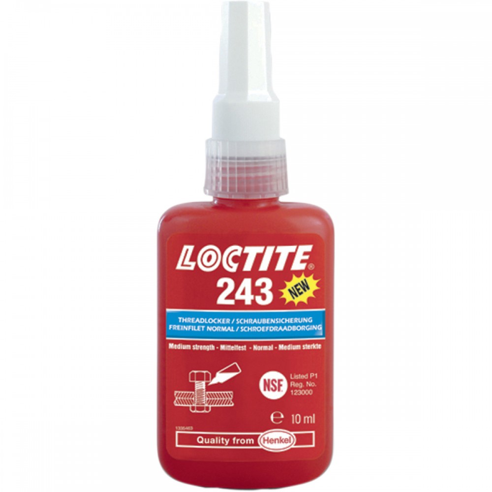 Loctite 243 Threadlocker lepilo za vijake 10ml (srednja trdnost)