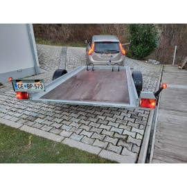 Prikolica do 750kg Neptun dolžina 3m prekucna