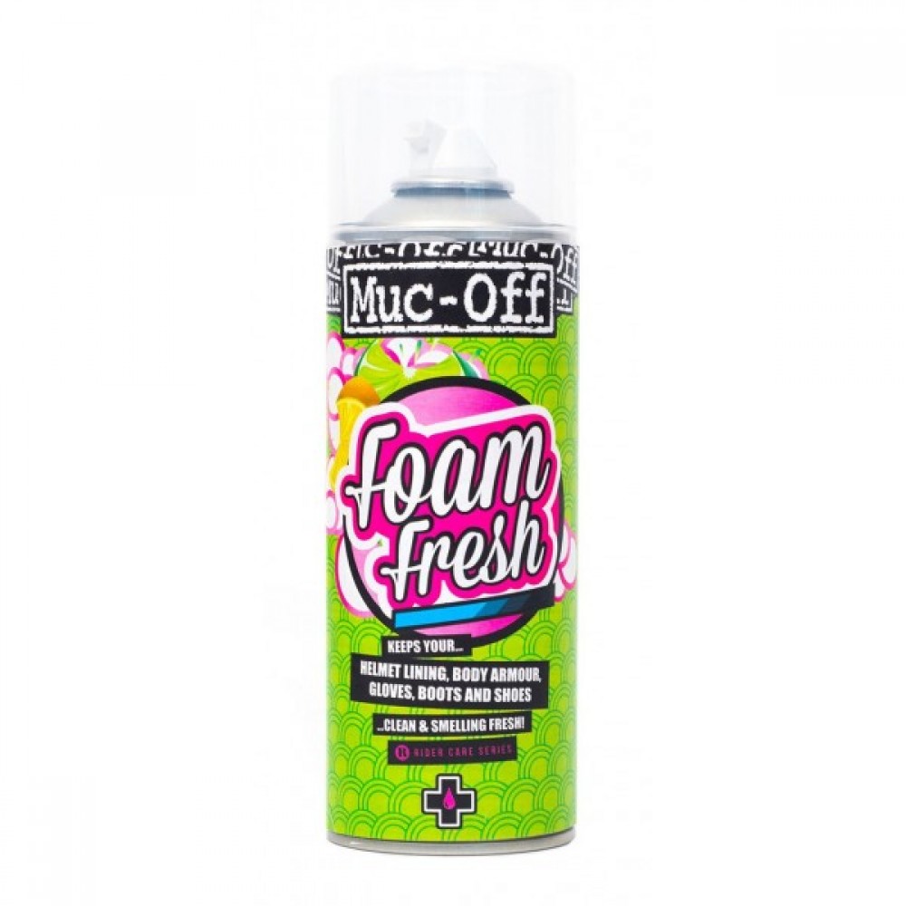 MUC OFF Foam Fresh - za čiščenje čelad, škornjev, ščitov