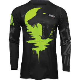 Moški motokros dres THOR Pulse Counting Sheep Charcoral Acid