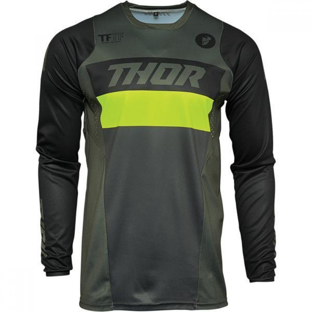 Moški motokros dres THOR Pulse Racer Army velikost XL