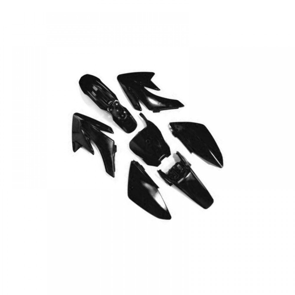 Set plastik CRF70 črne barve