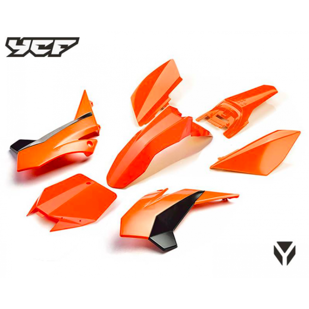 Plastic kit YCF Lite, Start orange