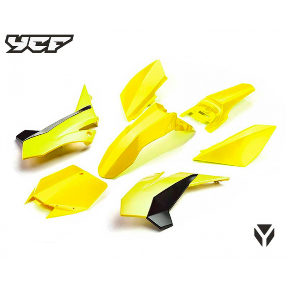 Plastic kit YCF Lite, Start yellow