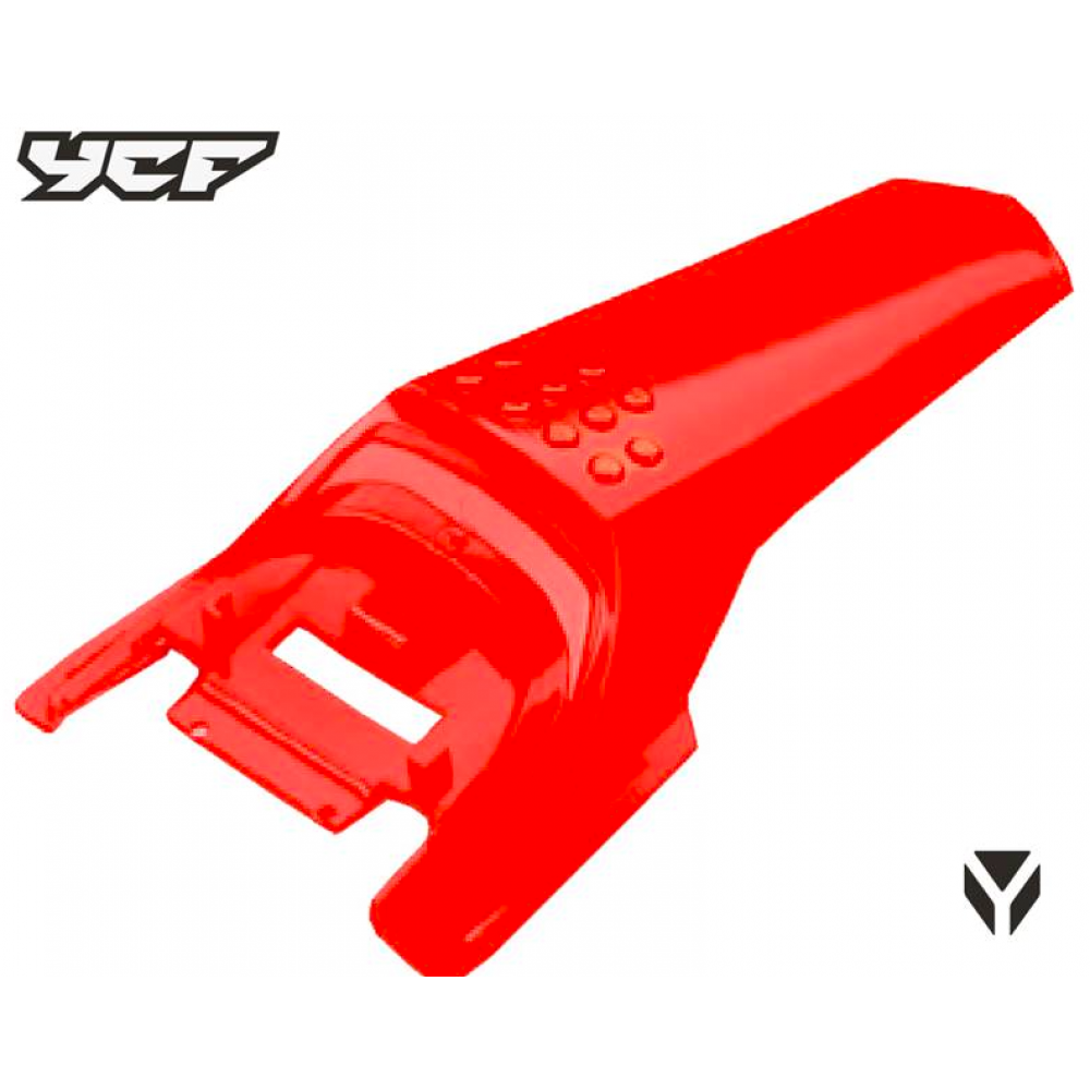 Zadnji blatnik za YCF Lite 88/125, Start 88/125, SM 125 rdeče barve.