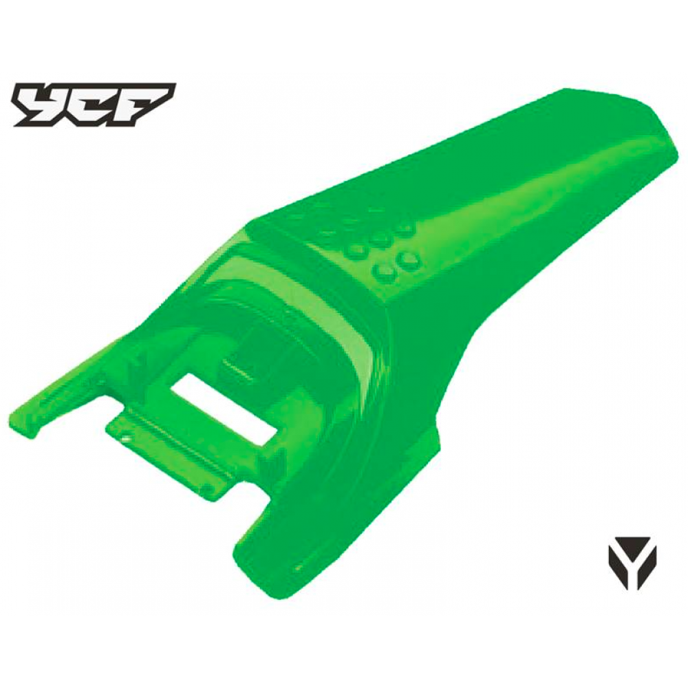 Zadnji blatnik za YCF Lite 88/125, Start 88/125, SM 125 zelene barve.
