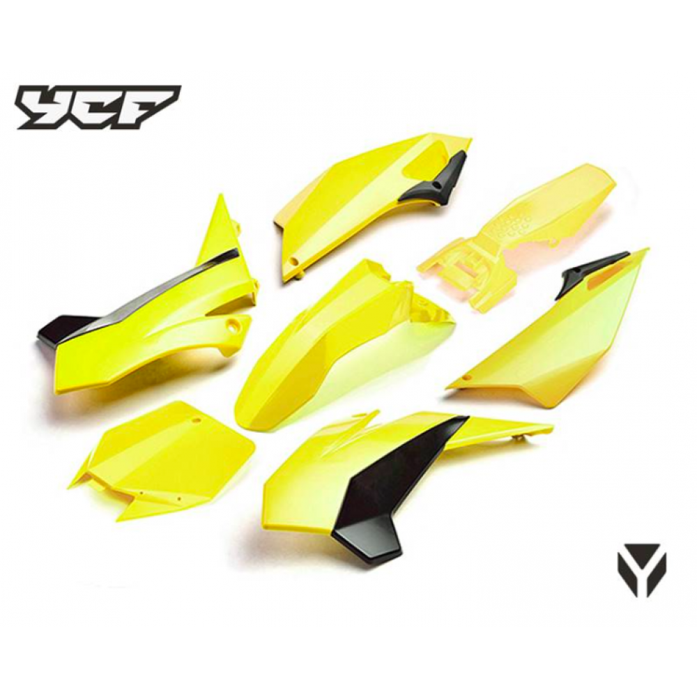 Set plastik YCF Pilot, SP1, SP2, SP3, SM150 rumene barve