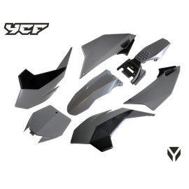 Set plastik YCF Pilot, SP1, SP2, SP3, SM150 sive barve