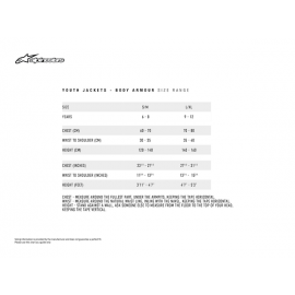 Otroška zaščita trupa ALPINESTARS Bionic Action V2 Black